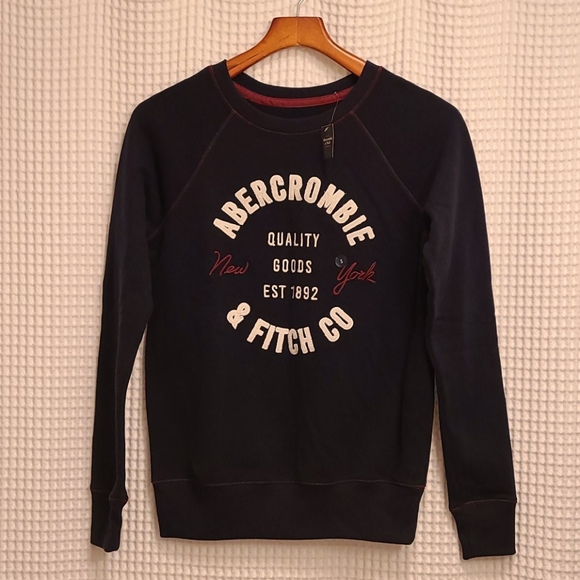 abercrombie crew neck sweatshirt